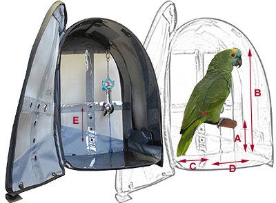 Pak-o-Bird Parrot Backpack - Medium