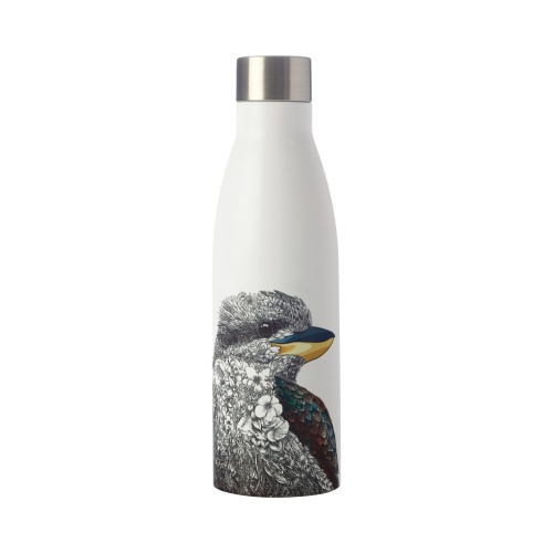 Kookaburra White Stainless Steel Bottle / Flask