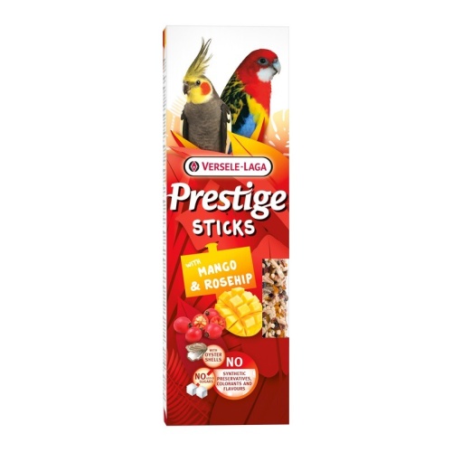 Versele Laga Prestige Stick Large Parakeet Mango & Rosehip x2