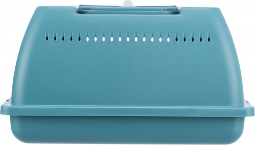 Plastic Carry Box With Perch - Large (Blue)