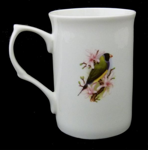 Gouldian Finch China Mug - Black Headed