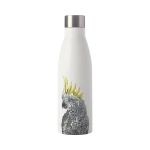 Sulphur Crested Cockatoo White Stainless Steel Water Bottle / Flask