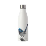 Fairy Wren White Stainless Steel Water Bottle / Flask