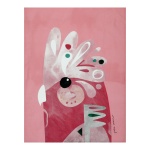 Galah Pink Cotton Tea Towel 50x70cm