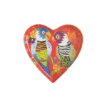 Love Hearts Tiger Tiger Heart Plate 15cm