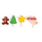 Festive Lollipop Parrot Foot Toy